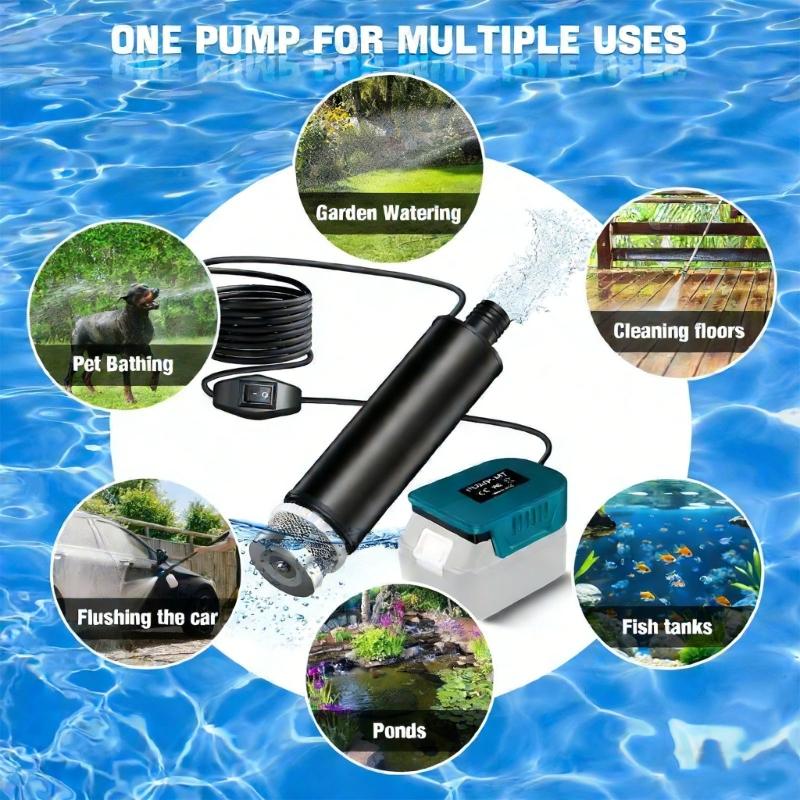 High Flow Cordless Submersibles Water Pump Efficient Water Transfer Pump for Quick Water Removal Easy To Install