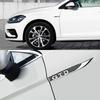 Valve Stems Caps 2PCS Car Body Side Wing Fender Badge Emblem Decoration Stickers For VW Volkswagen R Line Jetta Passat Touareg P
