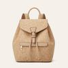Boho Cork Backpack for Women Bohemian Style Daypacks Vintage Printed Purse Teenager School Bag Women's Lightweight Multipurpose Travel Work Handbag