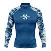SCUBA Pánské dlouhý rukáv Rash Guard UPF 50 Surfing Potápění Plavky Rozdělený Sluneční oblek