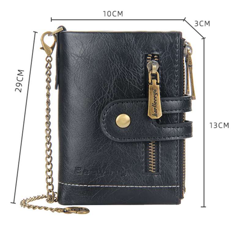 Cartera corta para hombre cartera retro bolso de cuero bolso bolso casual  moneda bolso cartera comprar a buen precio — entrega gratuita, reseñas  reales con fotos — Joom