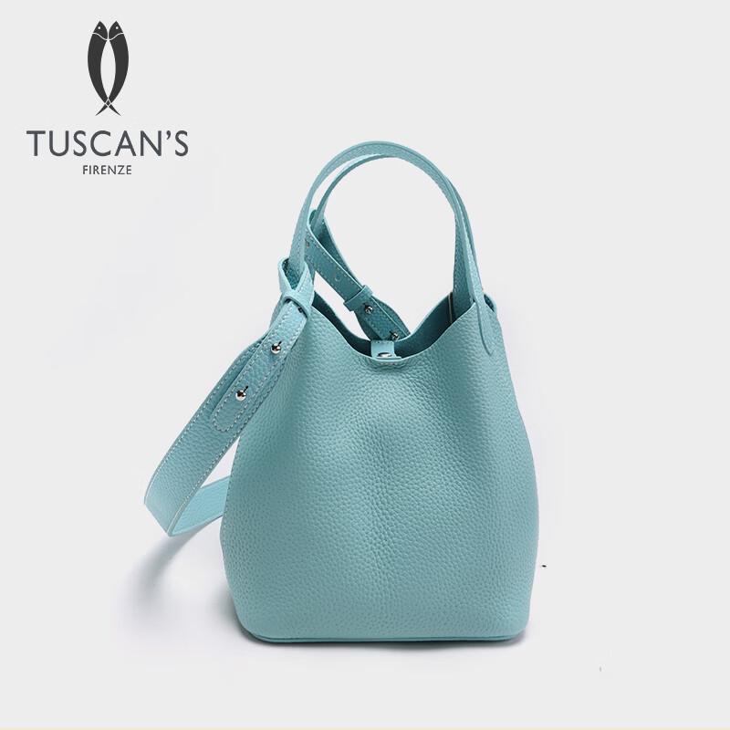 TUSCAN'S Women's Leather Basket Bag