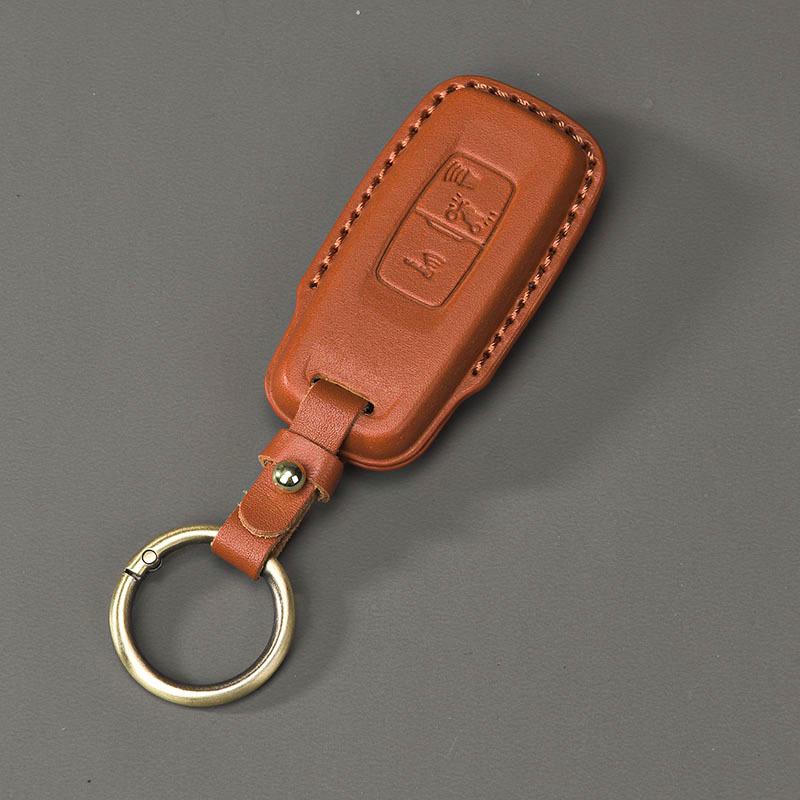 

Honda PCX160/Lead125 Key Case: Cowhide Smart Remote Cover for 21 Model