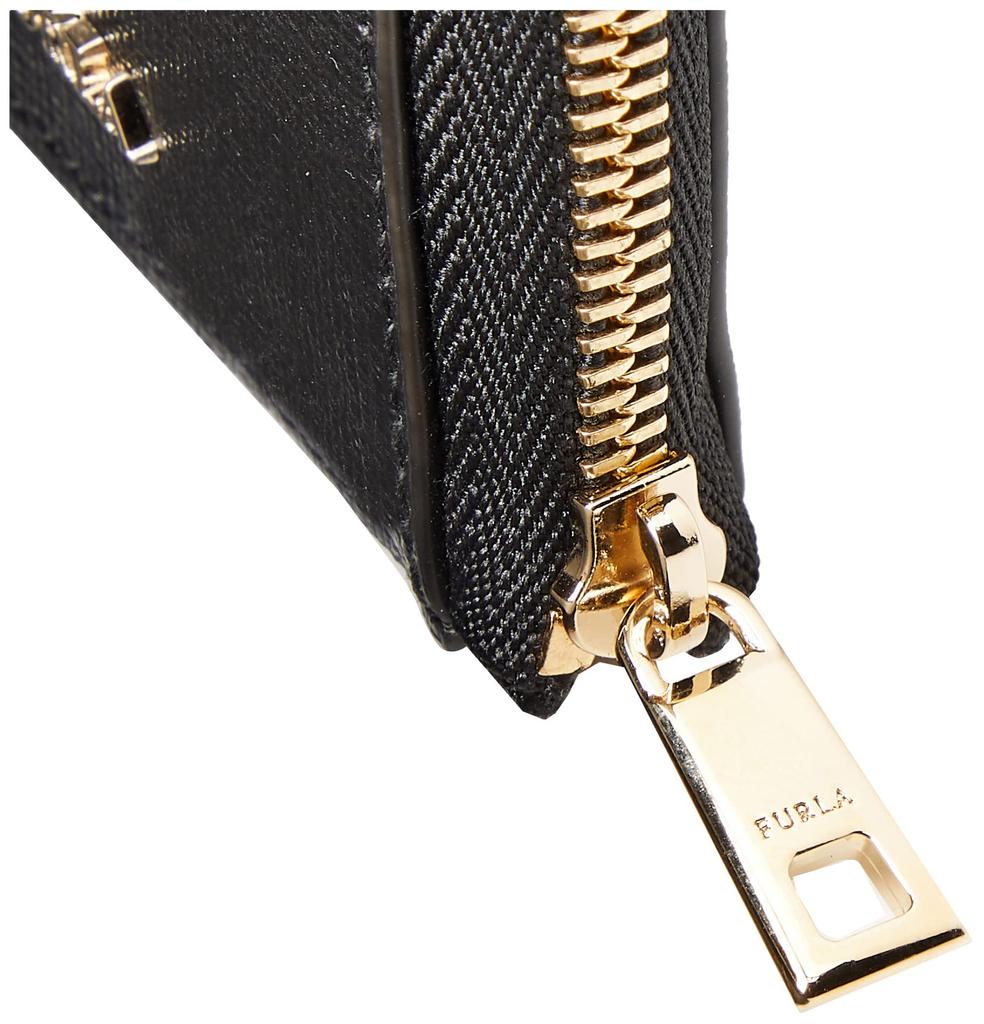 Furla BABYLON L KEYCASE ZIP AROUND NERO Women's Keychain, (1007-O6000)