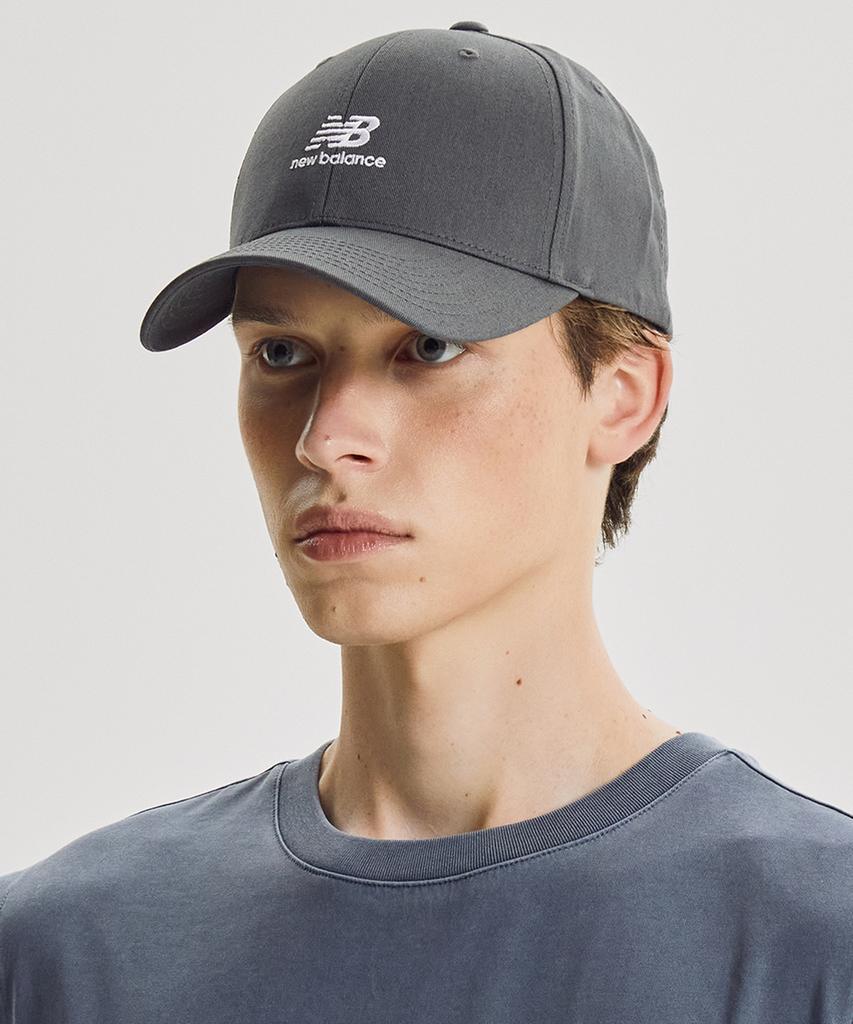 Nyuballanseu Nbgdgf1101 / Stacked Logo Structure Ball Cap (D/Gray)