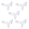 5 Pieces Aquarium Divider Clips Suction Cup Clear Acrylic Holder Easy To Install