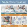 1PCS Vacuum Compression Bag Set Multifunctional Storage Bag Macaron Color with Home Quilt Storage Bag