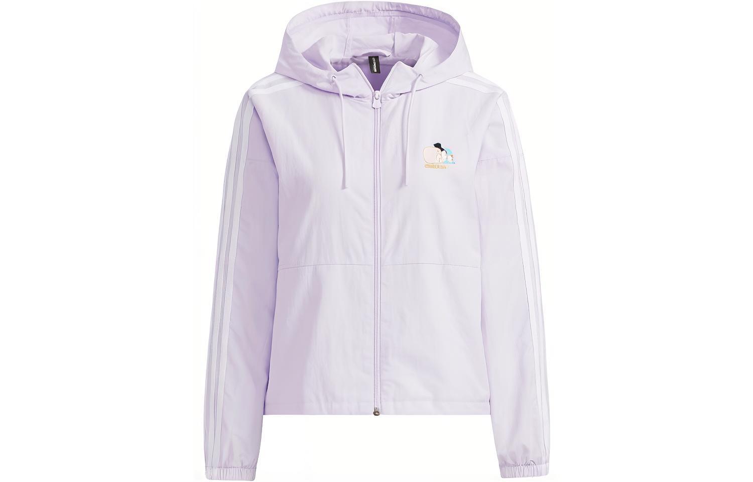 Adidas Neo Jackets Women s Light Purple Hooded Moderate Other H45100 M