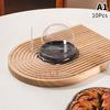 10Pcs Transparent Cake Box Set 4 6 8 10 Inch Reusable Round Birthday Wedding Bakery Container for Pastries and Sweets