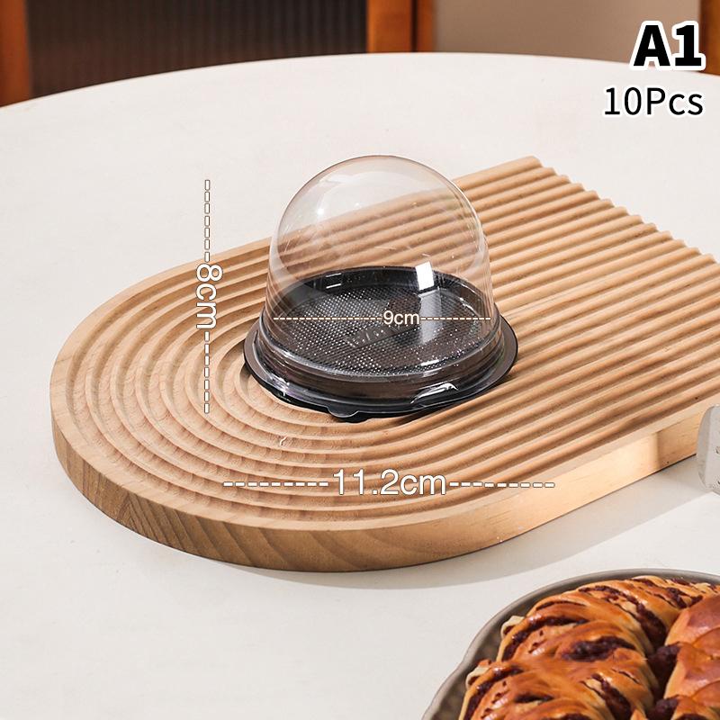 Clear Cake Box 10Pcs 4 6 8 10 Inch Reusable Round Dessert Packaging for Home Bakers Bakery and Celebration Presentable