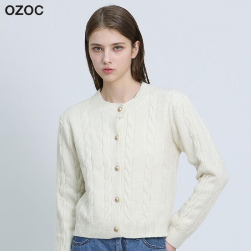 Ozoc Cable Gold Cardigan Ozoc 001