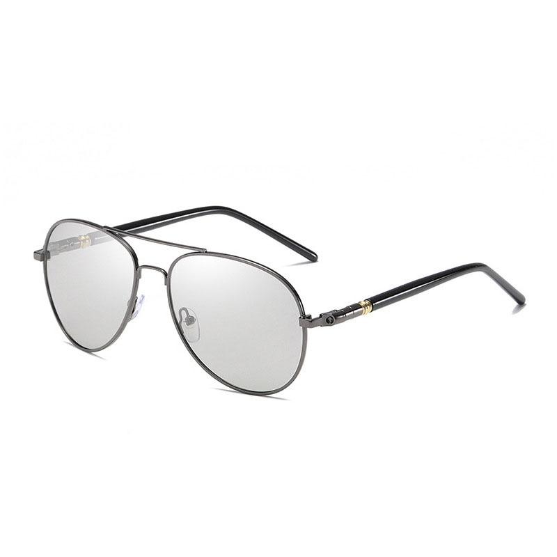 Gafas de sol fotocromáticas de aviación de moda para hombres y mujeres, gafas de sol polarizadas para piloto, gafas de conducción antideslumbrantes con protección UV400