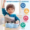 Montessori LED vypínač Hračka na zapínání a vypínání pro batolata Senzorická deska Vzdělávací hračky pro učení Aktivity Hračky pro děti Dárky