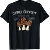 Funny MOREL SUPPORT - Funny Morel Mushroom Meme T-Shirt