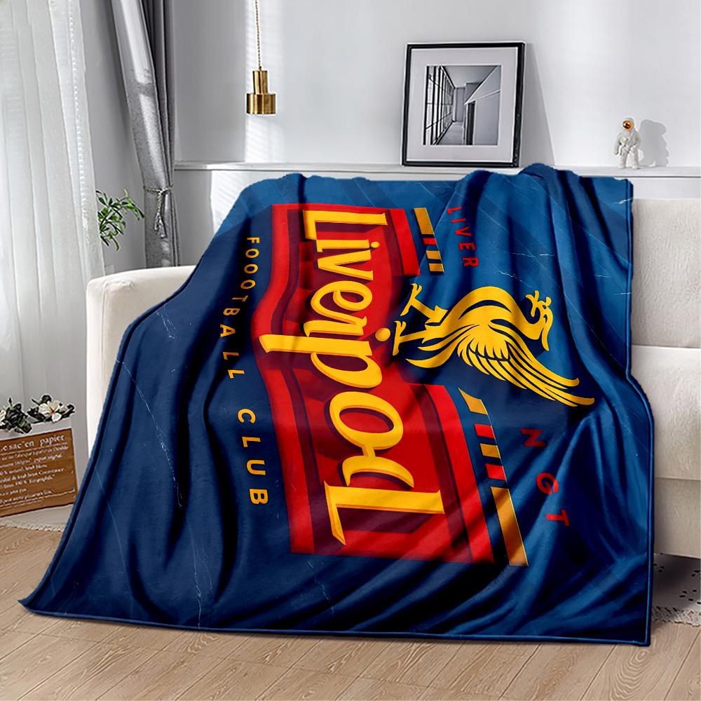 Liverpool Football Club Blanket Durable Comfort Perfect For Seaside Chair Couch Four Seasons Universal Playful Design