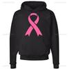Breast Cancer Hoodie Pink Ribbon Hooded Sweatshirt Breast Cancer Awareness Hoodie Autumn and Winter Sportswear