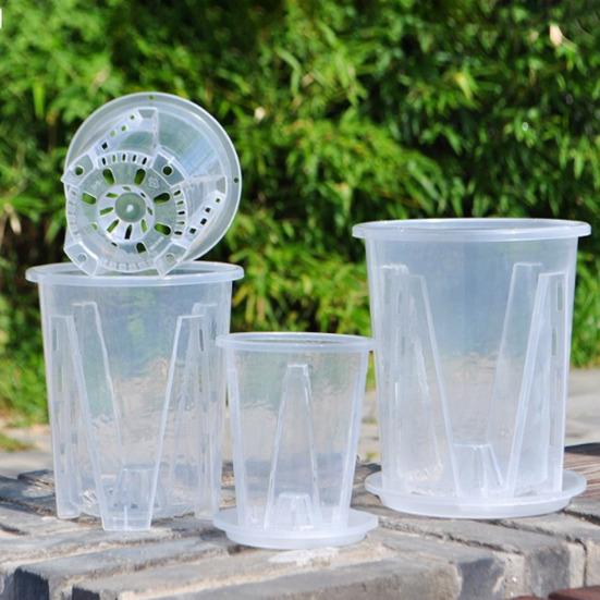 5 Stück Selbstbewässernder Blumentopf mit abnehmbarem Design Kunststoff Hydroponischer Pflanzer Hausgarten Wasserspeicher Töpfe