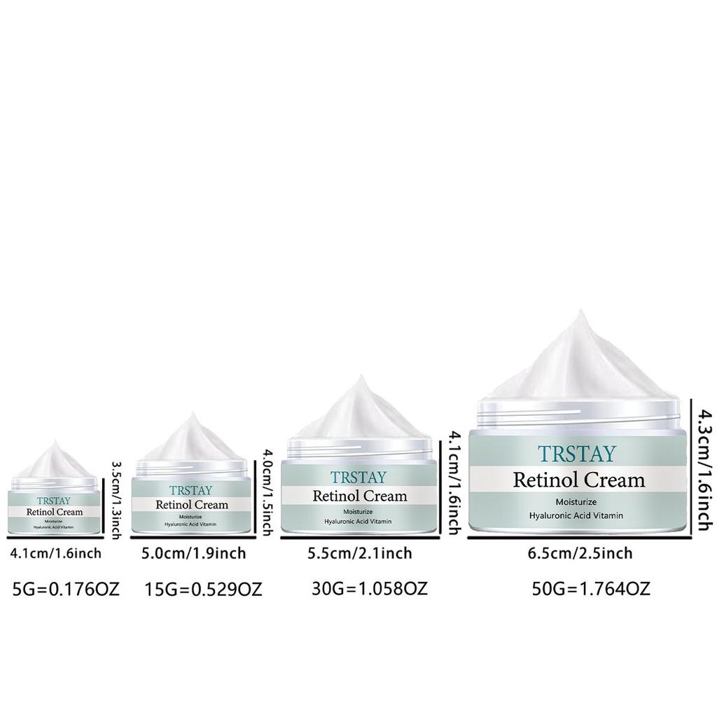 Retinol Hyaluronic Acid Brightening Wrinkle Cream is gentle and non-irritating, smoothing wrinkles and lightening fine lines