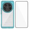 For Xiaomi 14 Ultra Phone Case WANLONFENG XC Series TPU Acrylic Cover with Tempered Glass (Big Lens Hole)