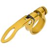Aluminum Alloy Quick Release Seat Clamp for Road and Mountain Bicycle for XTC68 31.8mm(Gold )