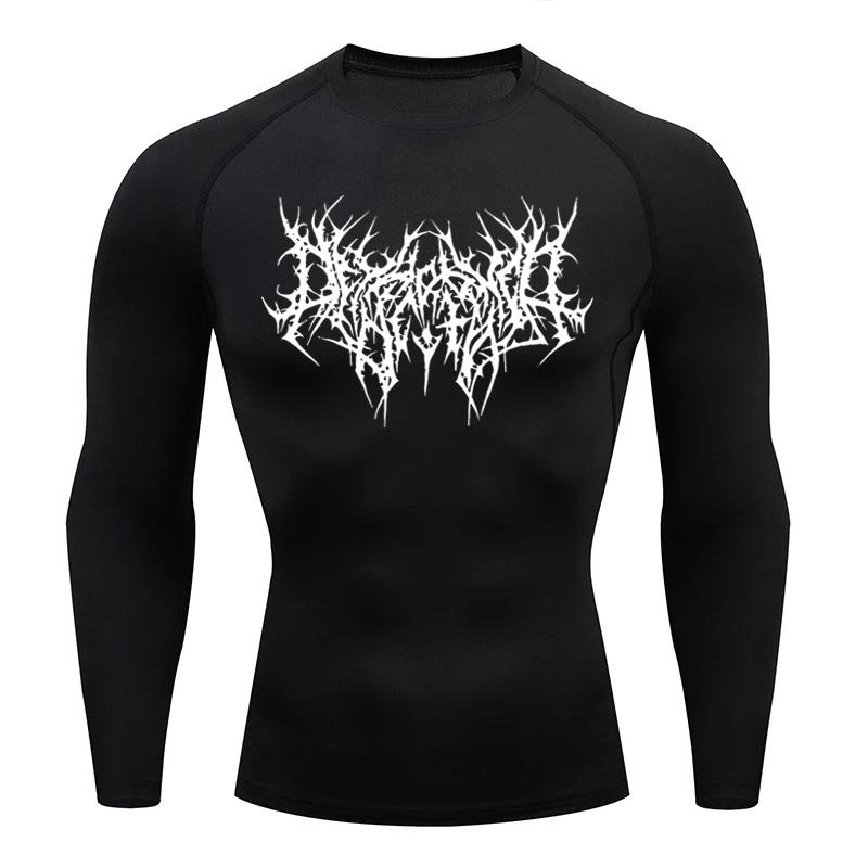 Men's T-shirt Men Running Sport T Shirt Men Compression Fitness Tops Tee Quick DryTight Training Gym Sport Running Shirts Jersey