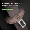 For Benz Car Logo Seat Belt Buckle Protective Cover Anti-Collision Cover Accessories Exclusive AMG W124 W203 W204 SPRINTER V GP1