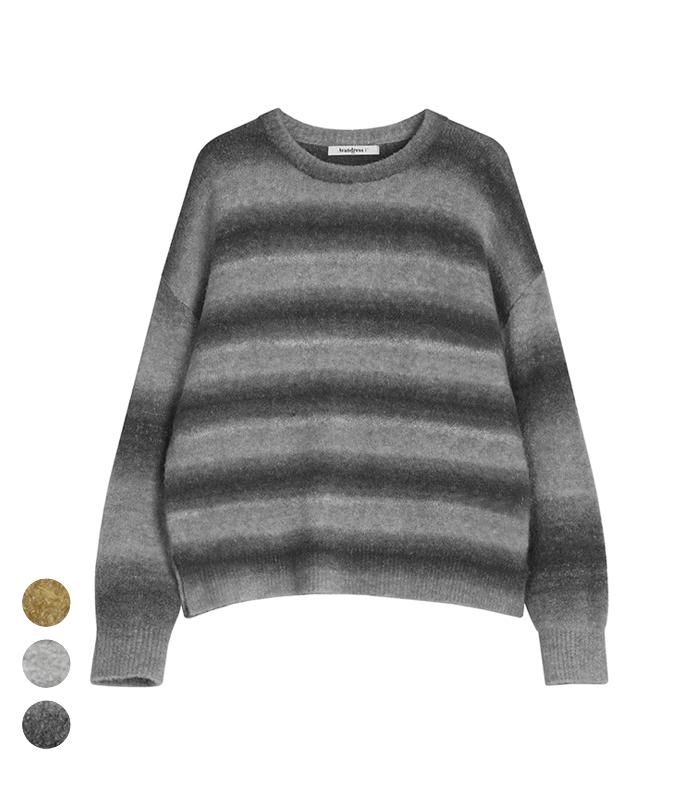 Urban Dress Wool Gradation Overfit Knit - 3Col Grey 1