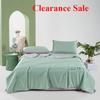 2025 New Solid Color Heat Transfer Washed Tencel Xia Liang Quilt Double Cool Silk Machine Washable Quilt 4-piece Set