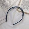Fashion Simple Hairband Women Morandi Color Hair Comb Belt Press Hair with Teeth Non-Slip Headband Girls Hair Accessories