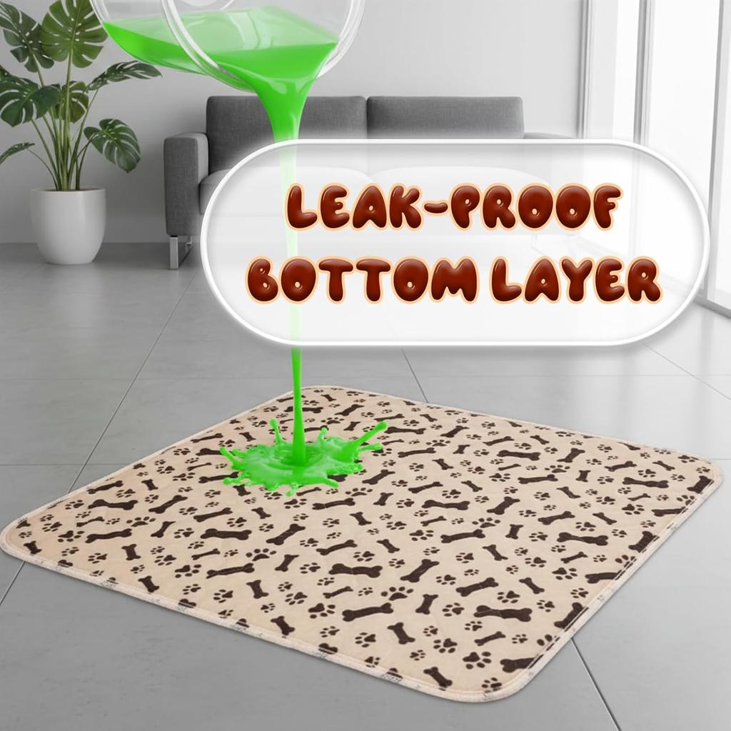 Reusable Dog Pee Pad Blanket Absorbent Diaper Washable Puppy Training Pad Pet Bed Urine Mat for Pet Car Seat Cover Pet Bed