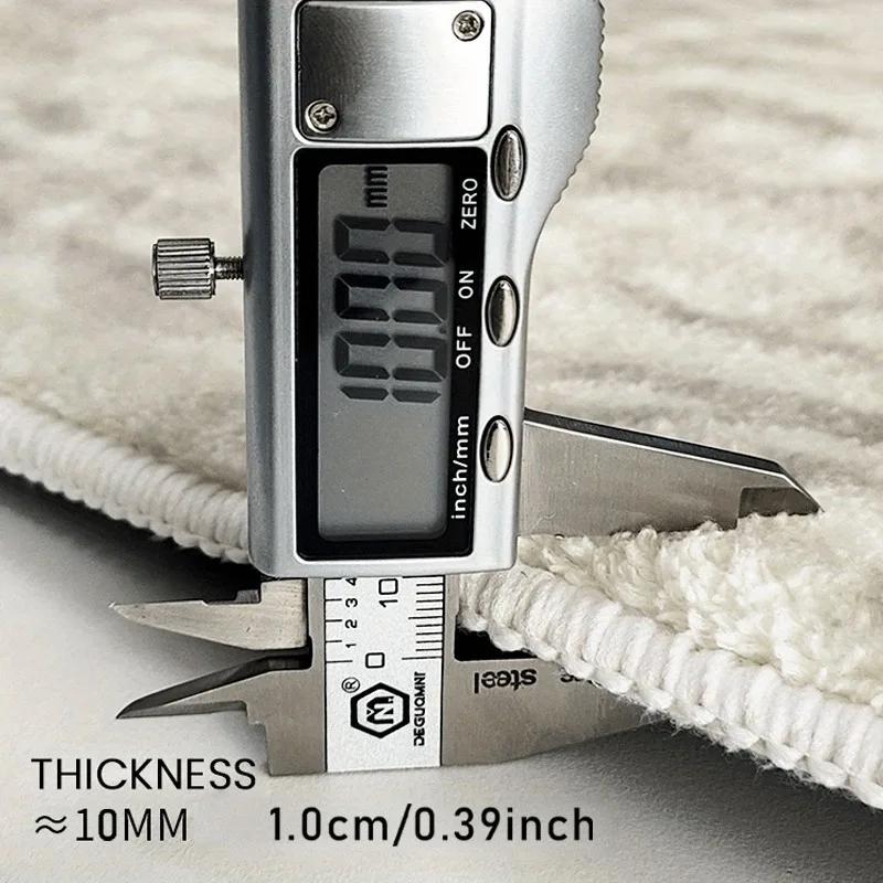 Cream Style Irregular Carpet Minimalist Bedroom Rugs Living Room Lounge Non-Slip Home Decorative Comfortable Soft Floor Mats