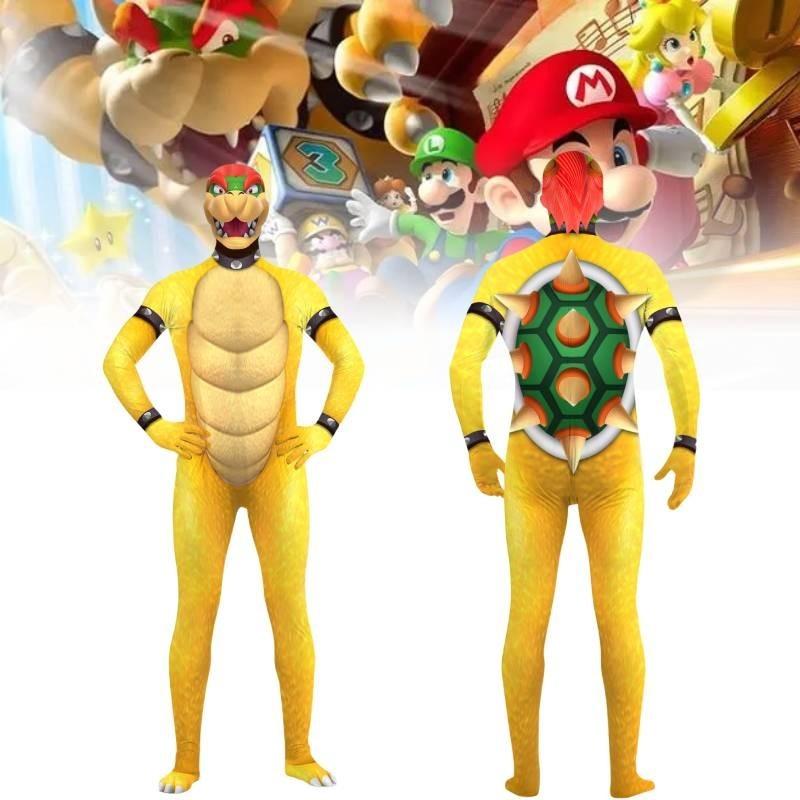 Vibrant Halloween Super Mario Bodysuit 3d Print Cosplay Costume For Adults And Kids