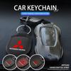 Para Llavero de Cuero de Moda para Coche Llaveros Estilo Retro Accesorios Lancer ASX Pajero Mirage Attrage Xpander Outlander