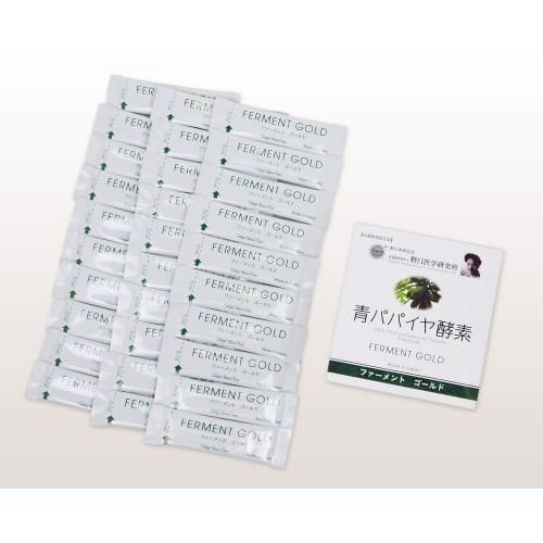 Fermented Green Papaya Enzyme, Ferment Gold (with Resveratrol), 90g (3g X 30 Packets)