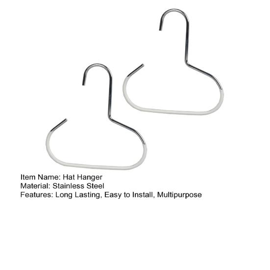 2/10Pcs Baseball Cap Racks Hat Hangers Non-Slip Design Large Capacity Strong Load-bearing Easily Accessible Hat Storage Organizer