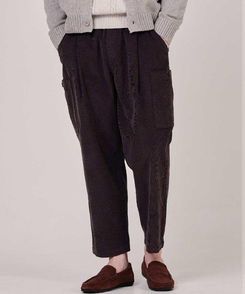 Custom Us Men'S 16-Rib Corduroy Semi-Wide Fit E-Elastic Waist Winter Pants Cxs25Wwptb08 Bro