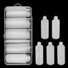 60Pcs 3D Silicone Double Nail Forms Mould Sticker Set for Nail Extension Quick Building Double Nail Forms Mould