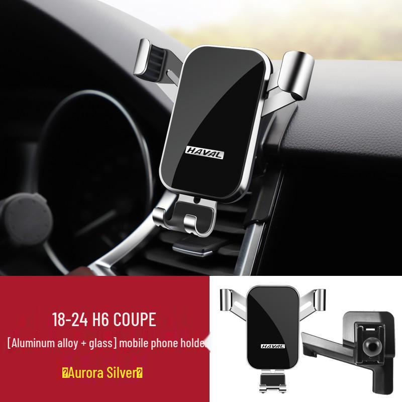 Haval H6 Coupe/F7X/H5/H7 Car Phone Navigation Bracket for Third Gen Vehicles Aurora Silver