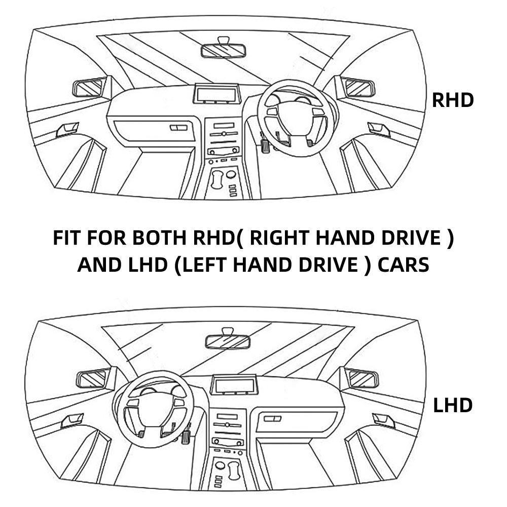 2pcs Car Styling for Peugeot 2008 E2008 2020-2022 Car Dashboard Outlet Cover Sticker Stainless Steel Cover Stickers