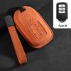 Suede Car Key Case Cover Shell Fob For For Honda Fit Lucky Vezel City Civic Jazz Brv Br-V Hrv Hr-V Freed Car Smart Key Bag