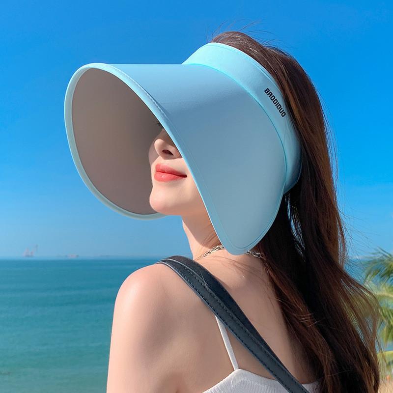 Summer Sun Hat With Upf50 Uv Protection Casual Large Brim For Women Outdoor Use