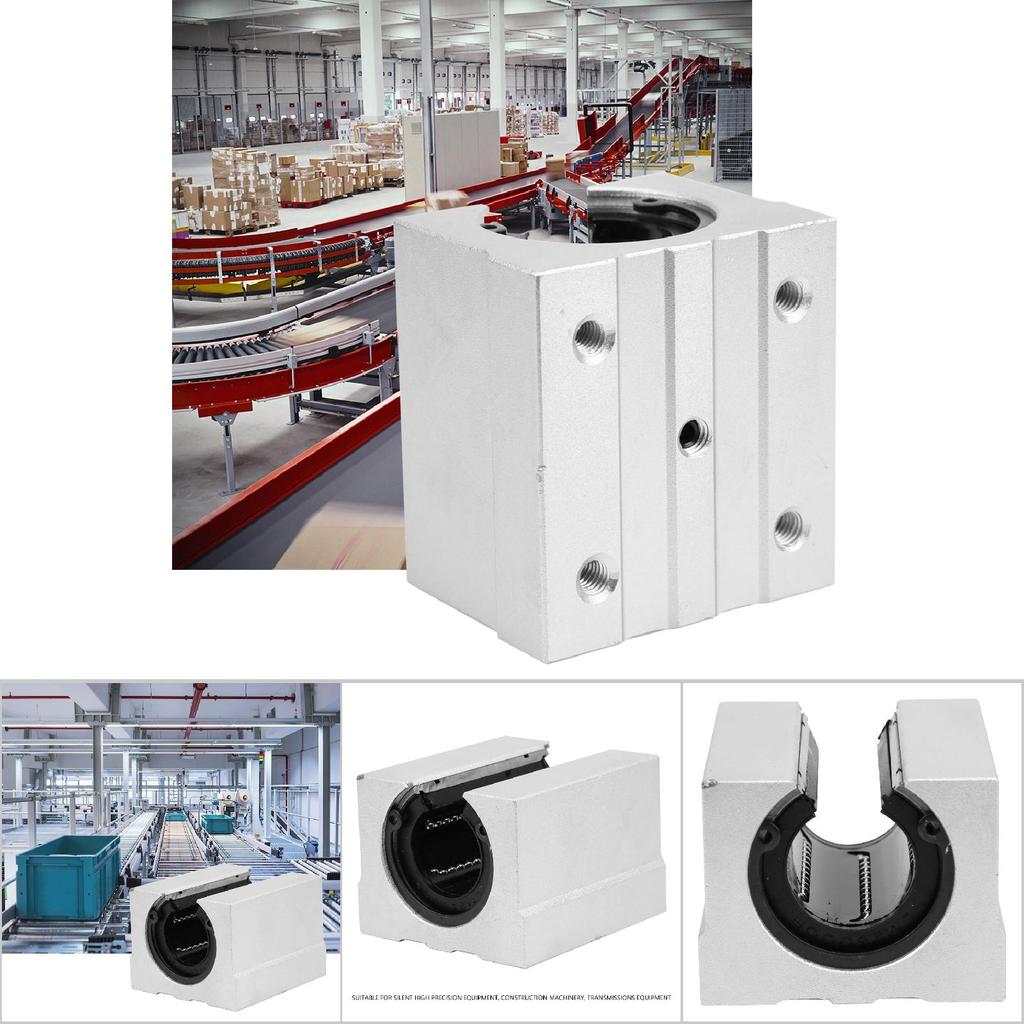 SBR25UU Open Linear Bearing Slide Aluminum Alloy Linear Motion Block