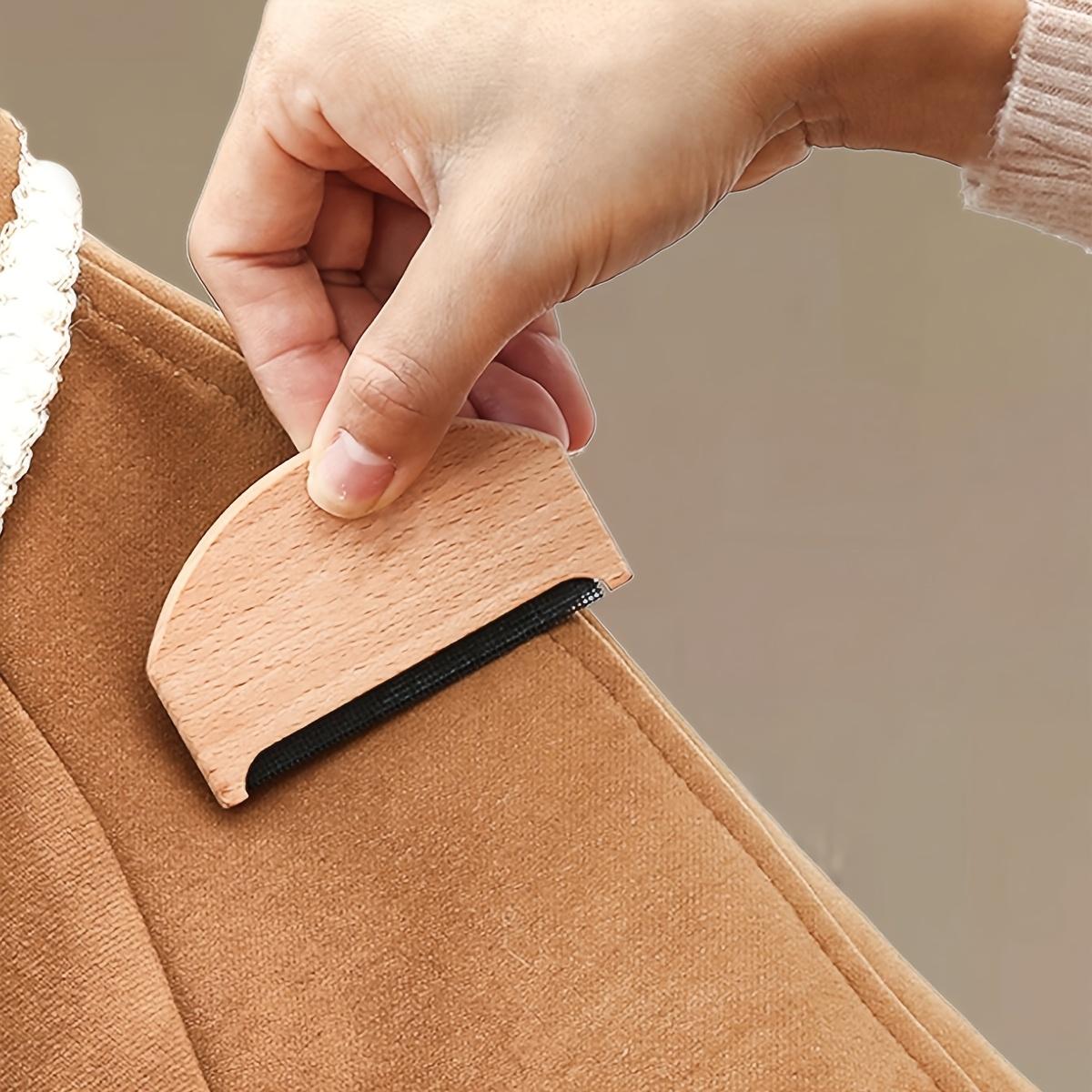 Wool And Cashmere Comb, Manual And Portable Sweater Comb, Pilling Remover, Wooden Pilling Remover, Woolen Fabric Remover, Clothing Brush Tool