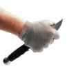 1Pc Cut Resistant Gloves A9 Protection Level Stainless Steel Safety Anti Cutting Gloves Adjustable Wrist Strap Gloves for Butcher Fishing Oyster