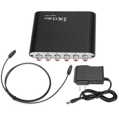 AY42A 2.0 DTS 5.1 Metal O Decoder Analog SPDIF Coaxial for RCA DTS AC3 O Decoder