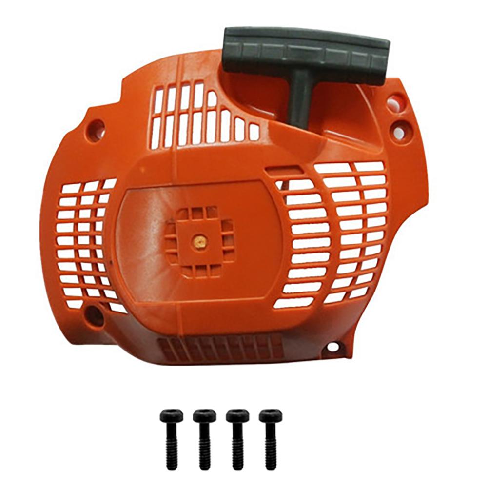 Pull Assembly Recoil Starter Drawstring Mechanism Low-noise Startup Robust Plastic Construction Plastic For 445 Chainsaw