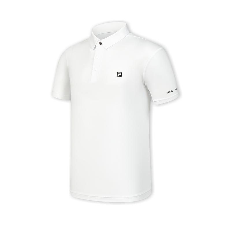 New FILA Polo Shirt Men's Jade White A61M425109FWT