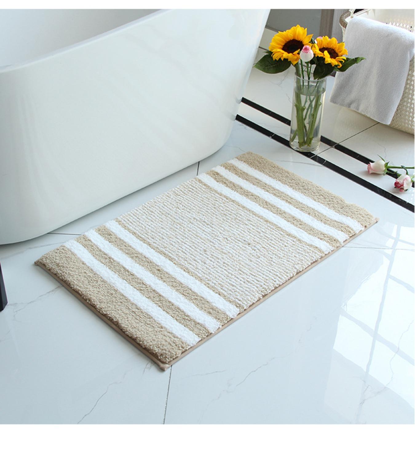 Коралловый флисовый тисненый коврик для ванной комнаты из кашемира — фото 10