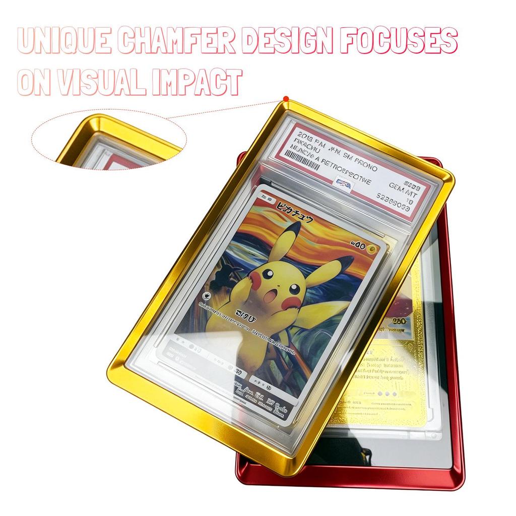 Prism Style Magnetic Card Holder - Dustproof & Scratchproof Metal Protective Case for CGC Collection