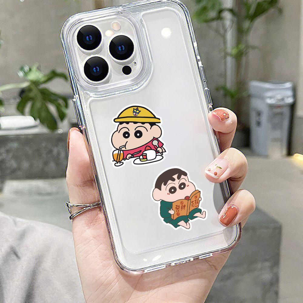 300 Cartoon Shin-chan Stickers: Cute, Waterproof Japanese Anime Collection Featuring Shinnosuke Nohara - Hot Seller.